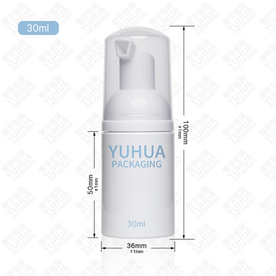 emballage facial de mousse de produit de soin pour la peau en plastique de bouteille de la pompe 30ml
