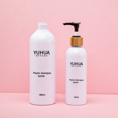 bouteilles de conditionnement en plastique de 250ml 480ml 500ml pour le shampooing