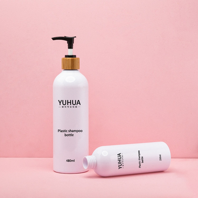 bouteilles de conditionnement en plastique de 250ml 480ml 500ml pour le shampooing