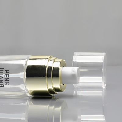 le verre de lotion du sérum 60ml met l'emballage en bouteille personnel de soins de la peau