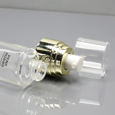 le verre de lotion du sérum 60ml met l'emballage en bouteille personnel de soins de la peau
