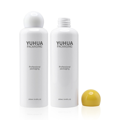 les bouteilles en plastique de jus de fruit d'espace libre de 200ml 250ml CHOIENT les conteneurs cosmétiques écologiques blancs