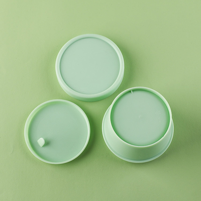 les pots du conditionnement en plastique 100g avec Flip Cap CHOIENT le récipient en plastique réutilisé par chapeau blanc matériel