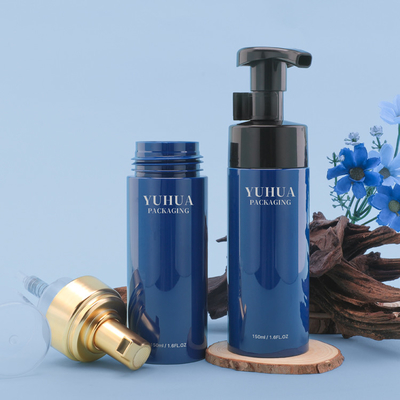 soins de la peau de bouteille de pompe de mousse en plastique de 100ml 120ml 150ml empaquetant la couleur faite sur commande