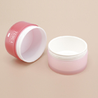 100g PP Cream Jar With Spoon Inside Double Wall White Cap Customized Color