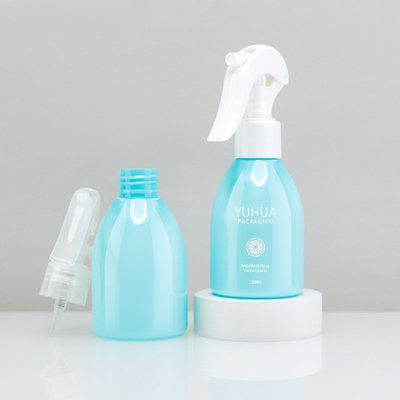 les bouteilles en plastique de luxe de la beauté 120ml déclenchent la perle bleue noire 24/410 de jet
