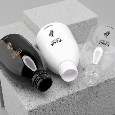 les bouteilles en plastique de luxe de la beauté 120ml déclenchent la perle bleue noire 24/410 de jet