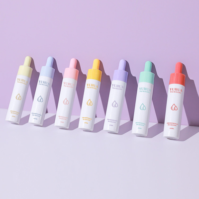 logo adapté aux besoins du client de emballage cosmétique en plastique d'huile de cheveux de bouteille du compte-gouttes 30ml