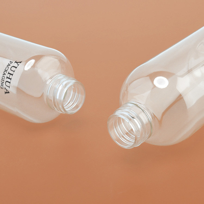 Bouteille en plastique de lotion d'ANIMAL FAMILIER léger autour de la forme inférieure 8.45oz
