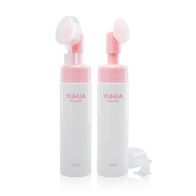 Bouteille de nettoyage faciale de la mousse 100ml en plastique avec le chapeau de jet de lotion