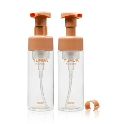 Bouteille de nettoyage faciale de la mousse 100ml en plastique avec le chapeau de jet de lotion