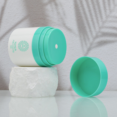 pot crème cosmétique de la pompe 50g privée d'air COMME pp forment en rond la couleur adaptée aux besoins du client