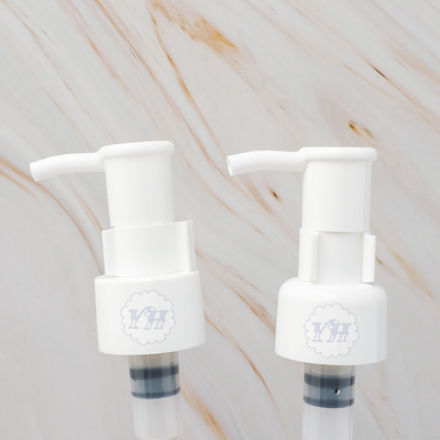 Bouteille adaptée aux besoins du client de pompe de lotion du cylindre PETG de logo pour l'emballage cosmétique