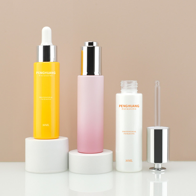 Marquez imprimer des bouteilles de compte-gouttes du sérum 30ml raffine la texture de peau