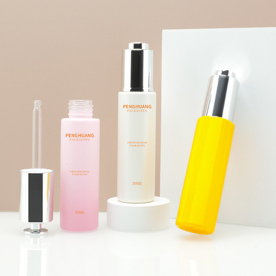 Marquez imprimer des bouteilles de compte-gouttes du sérum 30ml raffine la texture de peau