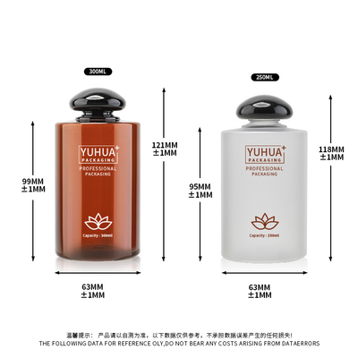 Le corps rechargeable lavent les bouteilles vides 250ml 300ml de shampooing