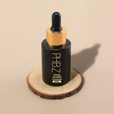 Bouteilles à goutte à goutte de sérum d'impression personnalisées Bouteille d'huile essentielle en verre de 30 ml