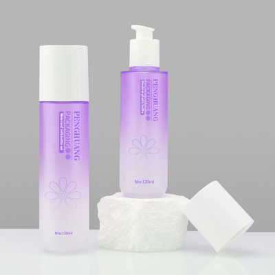PETG pompe sérum goutte-à-goutte bouteille pour emballage cosmétique sérigraphie