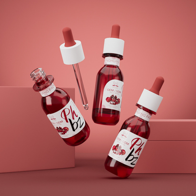 Bouteille d' huile d' essence pour emballage cosmétique