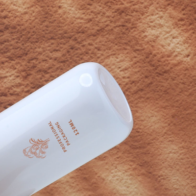 Bouteille cosmétique en PET cylindrique Emballage Bouteille de lotion en plastique vide avec bouchon