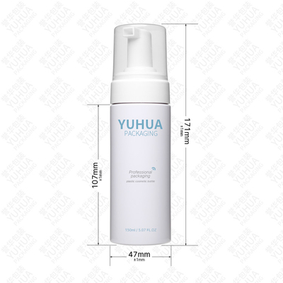 Bouteille de savon liquide 150 ml étanche pour le nettoyage du visage en mousse