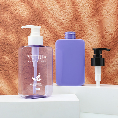 Un bon prix. Bouteille de tonifiant en plastique violet de 200 ml avec pompe à pression pour désinfectant pour les mains en ligne