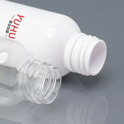 Bouteille de shampooing en plastique sur mesure de 120 ml avec capuchon à capuche pour prévenir les fuites
