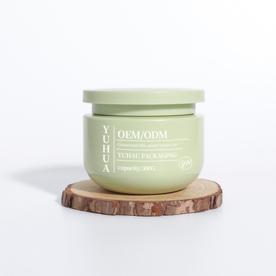 Bouteille de crème en plastique rond vide large bouche 300g 550g 10oz récipient de gommage du corps de cheveux