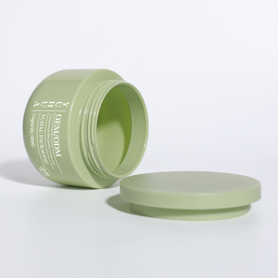 Bouteille de crème en plastique rond vide large bouche 300g 550g 10oz récipient de gommage du corps de cheveux