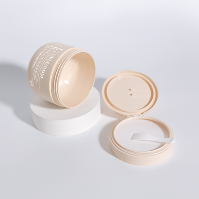 OEM ODM Bouteille à crème en plastique à double paroi 200 ml Bouteille vide ronde PP mat masque pour soins capillaires