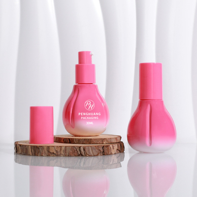 Vente à chaud bouchon de pompe bouteille de verre cosmétique contenant pour la lotion sérum crème
