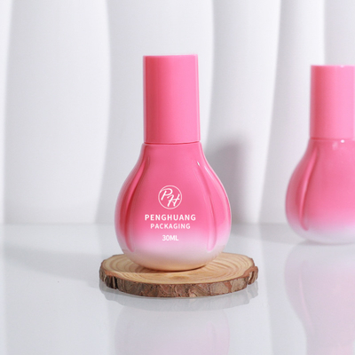 Ventes en gros 30 ml sérum et tonique personnalisé logo crème lotion bouteilles en verre avec pompe