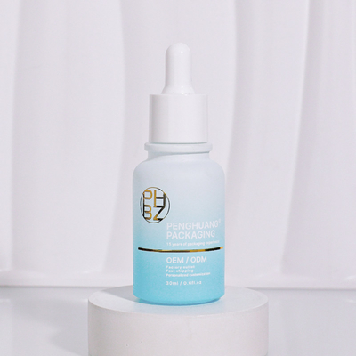 Bouteilles de sérum en verre de 30 ml avec logo pour l' huile de soins du visage