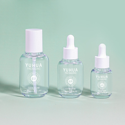 15 ml 30 ml 50 ml PETG Serum Dropper Bouteille de soins de la peau Cosmétiques Emballage Crème claire Bouteille de lotion