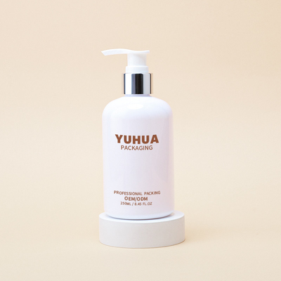 Emballage personnalisé Shampooing pour soins capillaires et bouteilles de revitalisant 250 ml Bouteille de pompe à lotion