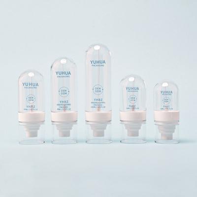 Bouteille de pulvérisation à cylindre en plastique transparent polyvalent à la mode