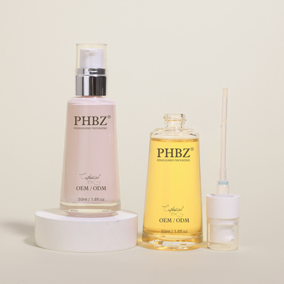 Contenant d'emballage cosmétique 50 ml Bouteilles de fondation liquide vide avec capuchon de pompe