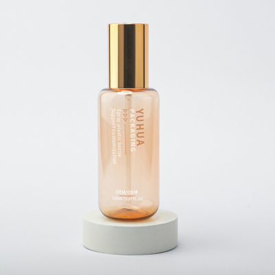 Bouteille à pulvérisation en plastique transparente 150 ml Bouteille tonifiante en plastique avec pompe à pression