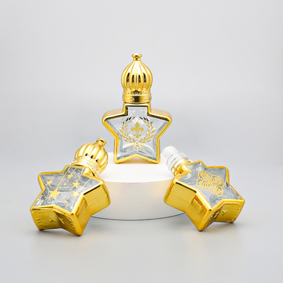 6 ml 8 ml 12 ml rouleau de verre vide sur bouteille Luxe emballage cosmétique contenant parfum bouteille d' huile essentielle