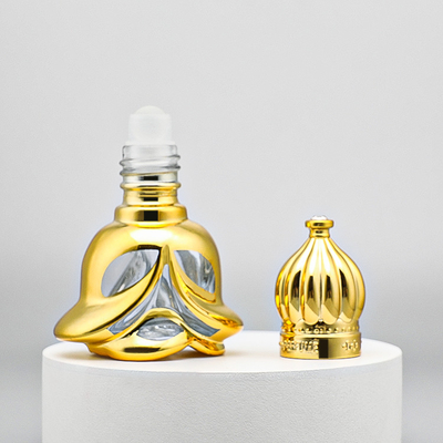 6 ml 8 ml 12 ml rouleau de verre vide sur bouteille Luxe emballage cosmétique contenant parfum bouteille d' huile essentielle