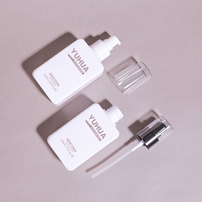 Bouteille de lotion en plastique transparent 150 ml Bouteille de shampooing et de revitalisant carré