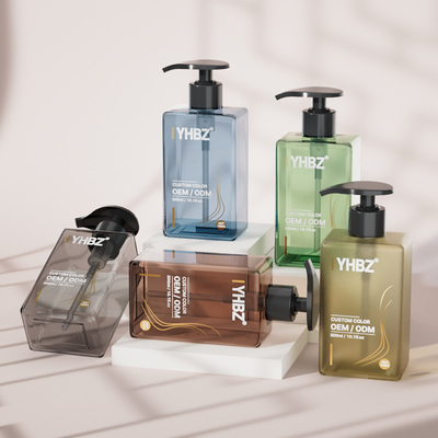 Bouteille de lotion en plastique personnalisée Bouteille de pompe à shampooing désinfectant pour les mains de 300 ml