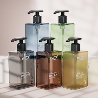 Bouteille de lotion en plastique personnalisée Bouteille de pompe à shampooing désinfectant pour les mains de 300 ml