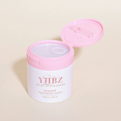 Des pots d'emballage pour soins de la peau avec couvercle et un récipient de crème faciale recyclable