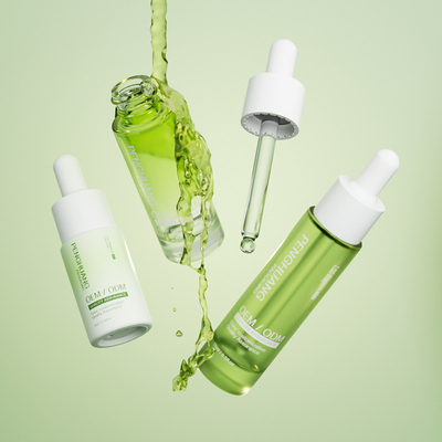 Bottes gouttelettes de sérum pour soins de la peau 5 ml 10 ml 15 ml Taille de l' échantillon Bouteille d' huile capillaire