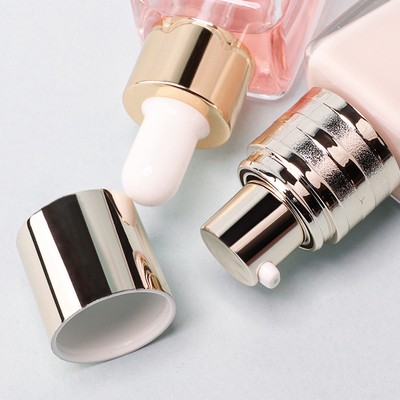 Bouteille en verre à fondation carrée transparente 15 ml Taille de l' échantillon Bouteille de lotion cosmétique