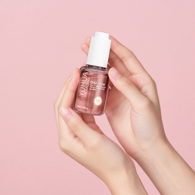 Bouteilles de gouttelette de sérum personnalisables de 50 ml ODM/OEM Bouteille en plastique de sérum d'huile claire