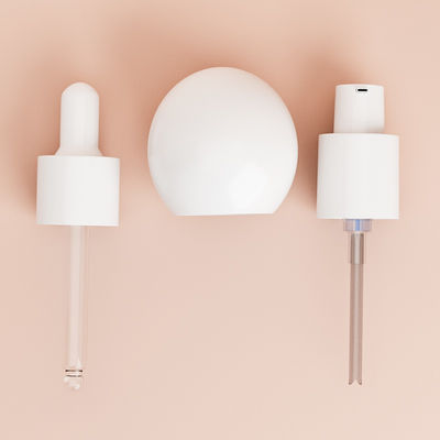 Flacons pompes en gros vides 30ML, bouchon boule rond, flacons de fond de teint liquide en verre carré