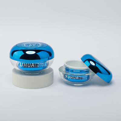 Pot à crème en plastique de couleur personnalisée 30g 50g pour beurre corporel, crème pour les yeux ou crème pour le visage