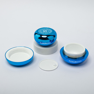 Bouteille cosmétique personnalisée 30g 50g de luxe à vis de haut Bouteille de crème en plastique pour emballage de soin de la peau